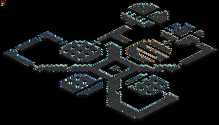 Thumbnail for a map of Mission 5: Habitat II Floor 03: Artificial Atmospheric Research for the PC game Blake Stone: Aliens Of Gold.