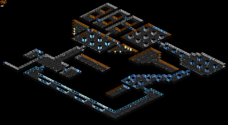 Thumbnail for a map of Mission 5: Habitat II Secret: Sub-Lunar Testing Labs for the PC game Blake Stone: Aliens Of Gold.