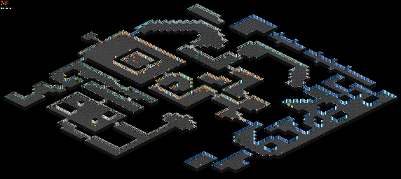 Thumbnail for a map of Mission 6: Satellite Defense Floor 04: STAR Defense Research Laboratory for the PC game Blake Stone: Aliens Of Gold.