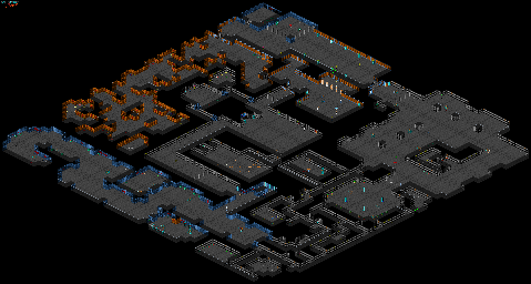 Thumbnail for a map of Area 08 for the PC game Blake Stone: Planet Strike.