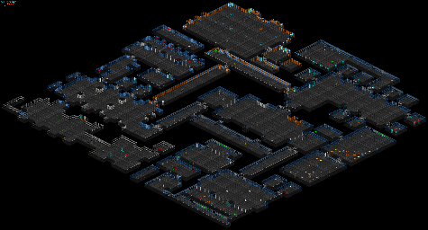 Thumbnail for a map of Area 09 for the PC game Blake Stone: Planet Strike.