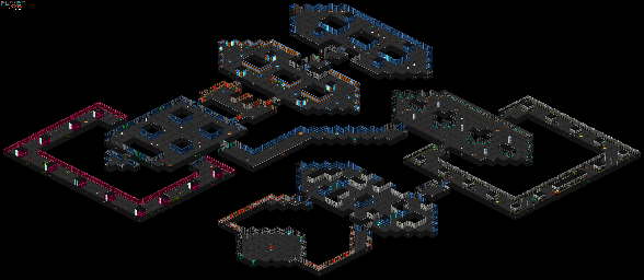 Thumbnail for a map of Area 13 for the PC game Blake Stone: Planet Strike.