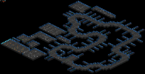 Thumbnail for a map of Area 14 for the PC game Blake Stone: Planet Strike.