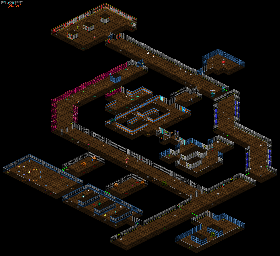Thumbnail for a map of Area 18 for the PC game Blake Stone: Planet Strike.
