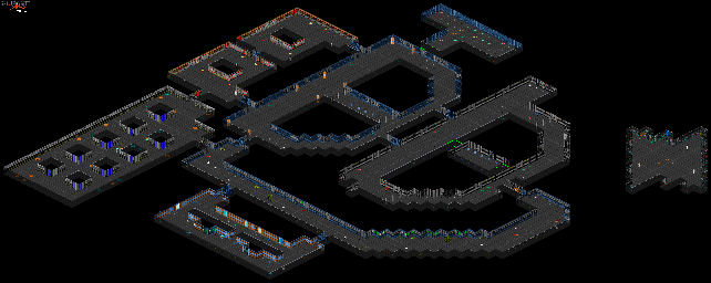 Thumbnail for a map of Secret 1 for the PC game Blake Stone: Planet Strike.