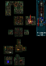 Thumbnail for a map of Kain's Mausoleum Interior for the PC game Blood Omen: Legacy Of Kain.