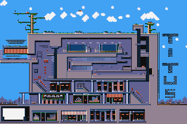Thumbnail for a map of Level 1: Magasin for the PC game The Blues Brothers.