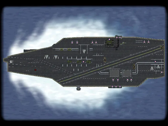Thumbnail for a map of Level 08-4: USS Lewinsky (In-Game Map) for the PC game Carmageddon II: Carpocalypse Now.