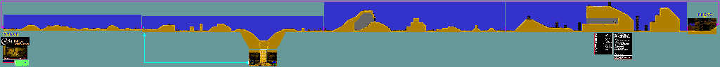 Thumbnail for a map of 09: Desert for the PC game Castle In The Clouds DX.