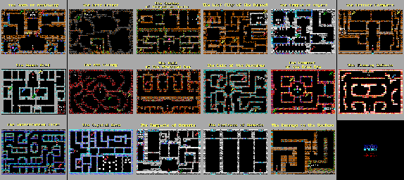 Thumbnail for a map of In-Game Maps for the PC game The Catacomb Armageddon / Curse Of The Catacombs.