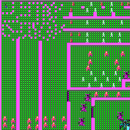 Thumbnail for a map of Level 10 for the PC game Catacomb.