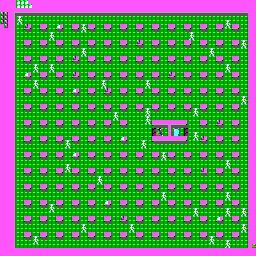 Thumbnail for a map of Level 9 for the PC game Catacomb.