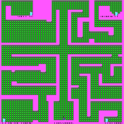Thumbnail for a map of Level 10 for the PC game The Catacomb.