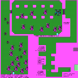 Thumbnail for a map of Level 15 for the PC game The Catacomb.