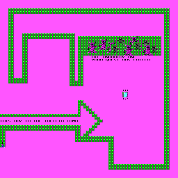 Thumbnail for a map of Level 20 for the PC game The Catacomb.