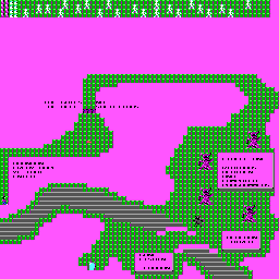 Thumbnail for a map of Level 21 for the PC game The Catacomb.