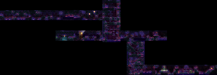 Thumbnail for a map of East Woods for the PC game Catmaze.