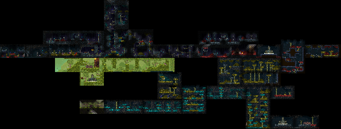 Thumbnail for a map of North Woods for the PC game Catmaze.