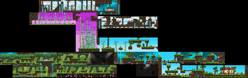 Thumbnail for a map of Peaceful Lands for the PC game Catmaze.