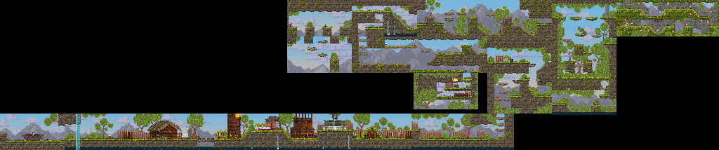 Thumbnail for a map of Village for the PC game Catmaze.