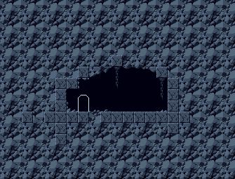 Thumbnail for a map of First Cave Hermit's Cave for the PC game Cave Story / Doukutsu Monogatari.