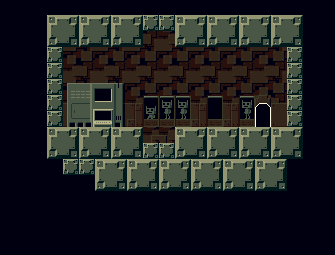 Thumbnail for a map of Grasstown Power Room for the PC game Cave Story / Doukutsu Monogatari.