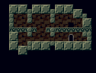 Thumbnail for a map of Grasstown Santa's House for the PC game Cave Story / Doukutsu Monogatari.