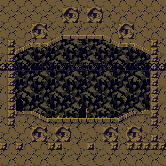 Thumbnail for a map of Labyrinth Boulder Chamber for the PC game Cave Story / Doukutsu Monogatari.