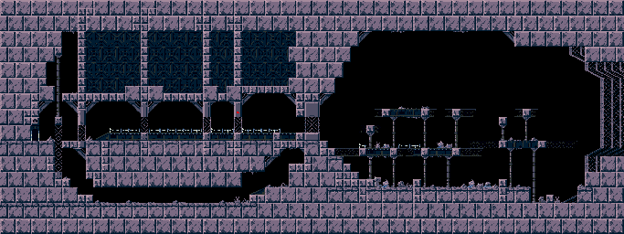 Thumbnail for a map of Labyrinth Core for the PC game Cave Story / Doukutsu Monogatari.