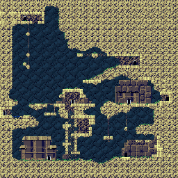 Thumbnail for a map of Mimiga Village for the PC game Cave Story / Doukutsu Monogatari.