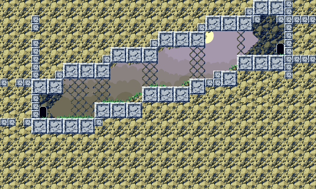 Thumbnail for a map of Sacred Ground Corridor for the PC game Cave Story / Doukutsu Monogatari.