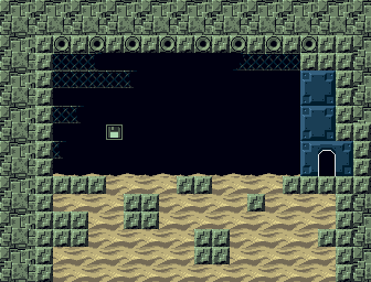 Thumbnail for a map of Sand Zone Residence for the PC game Cave Story / Doukutsu Monogatari.