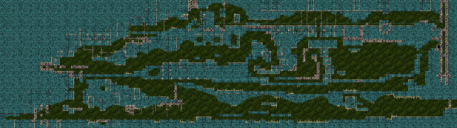 Thumbnail for a map of Waterway for the PC game Cave Story / Doukutsu Monogatari.