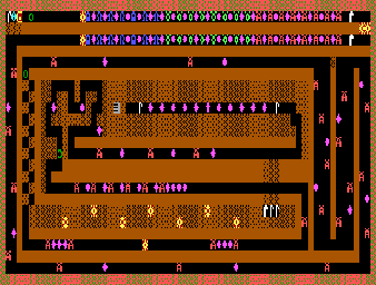 Thumbnail for a map of Level 04 for the PC game Caverns Of Kroz.
