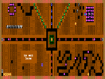 Thumbnail for a map of Level 09 for the PC game Caverns Of Kroz.