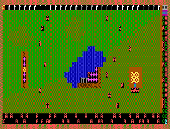 Thumbnail for a map of Level 29 for the PC game Caverns Of Kroz.