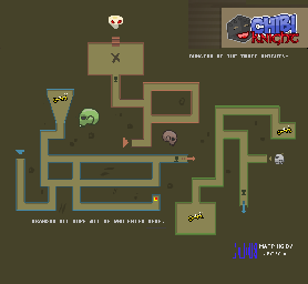Thumbnail for a map of Dungeon Of The Three Knights for the PC game Chibi Knight.