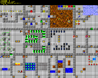 Thumbnail for a map of 001: LESSON 1 for the PC game Chip's Challenge 2.