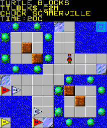 Thumbnail for a map of 007: TURTLE BLOCKS for the PC game Chip's Challenge 2.