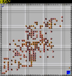 Thumbnail for a map of 014: RUN-AROUND for the PC game Chip's Challenge 2.