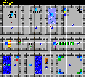Thumbnail for a map of 023: TRICKED YA! for the PC game Chip's Challenge 2.