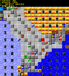 Thumbnail for a map of 025: TRIATHLON for the PC game Chip's Challenge 2.