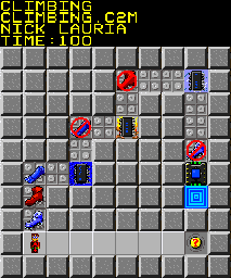 Thumbnail for a map of 027: CLIMBING for the PC game Chip's Challenge 2.