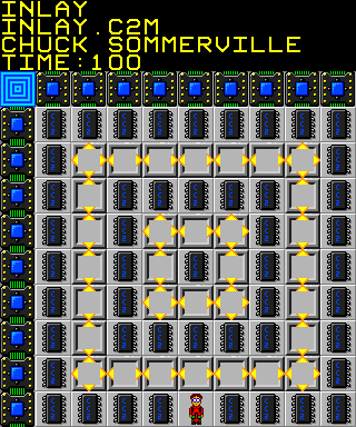 Thumbnail for a map of 030: INLAY for the PC game Chip's Challenge 2.
