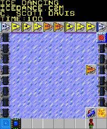 Thumbnail for a map of 031: ICE DANCING for the PC game Chip's Challenge 2.