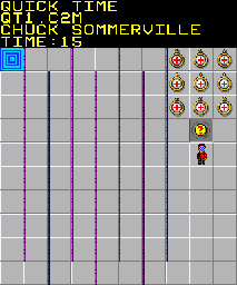 Thumbnail for a map of 038: QUICK TIME for the PC game Chip's Challenge 2.