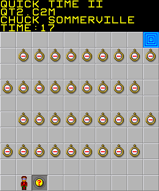 Thumbnail for a map of 039: QUICK TIME II for the PC game Chip's Challenge 2.