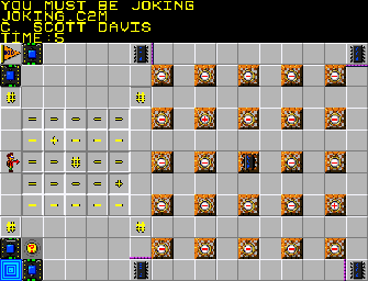 Thumbnail for a map of 042: YOU MUST BE JOKING for the PC game Chip's Challenge 2.
