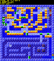 Thumbnail for a map of 048: TRIAL OF ELEMENTS for the PC game Chip's Challenge 2.