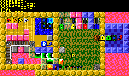 Thumbnail for a map of 052: CONFUSION for the PC game Chip's Challenge 2.